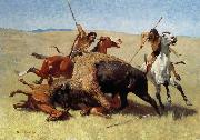 The Buffalo Hunt Frederic Remington